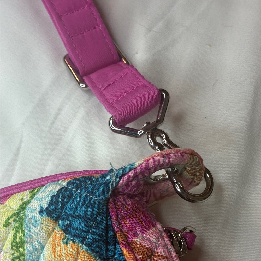 Vera Bradley Floral Pink Shoulder Bag - Picture 8 of 16